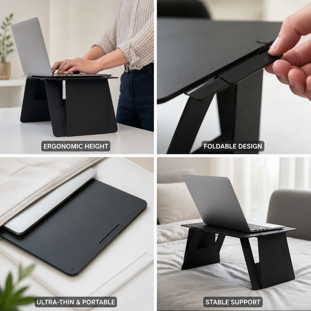 Ultra-Thin Portable & Foldable Laptop Desk