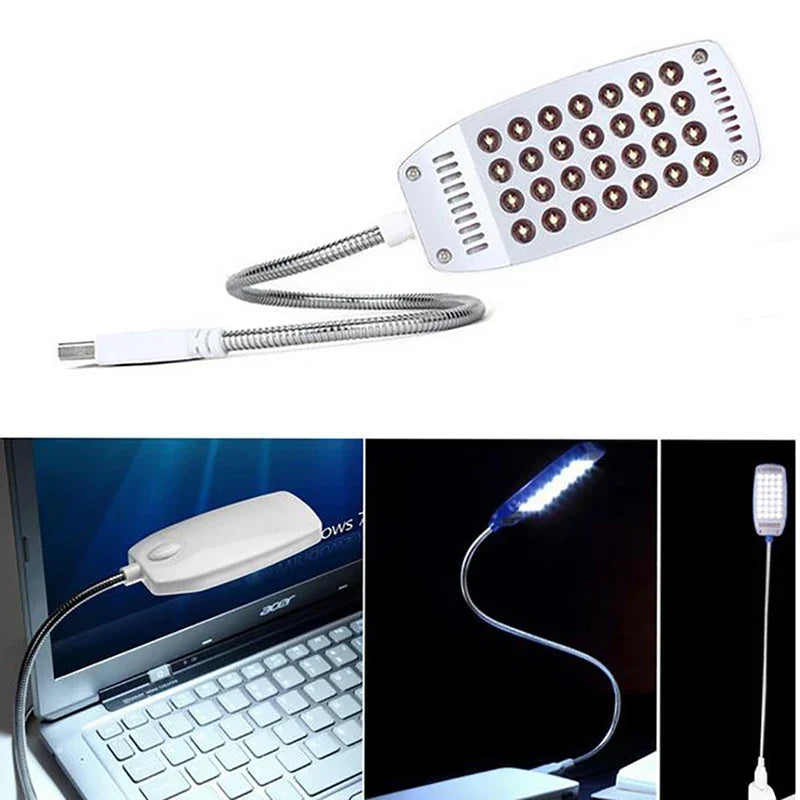 Compact LED Desk Light for Laptops