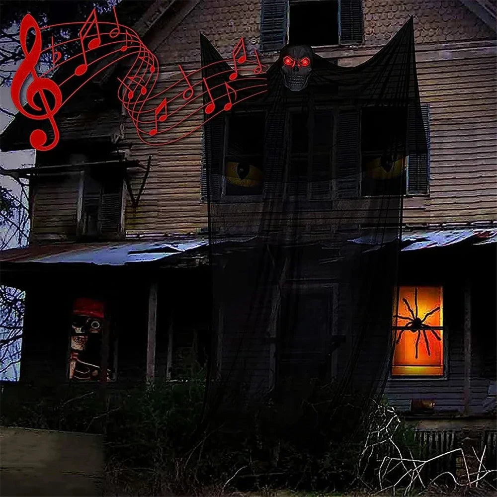 Spooky Specter Hanging Decoration with Creepy Mask
