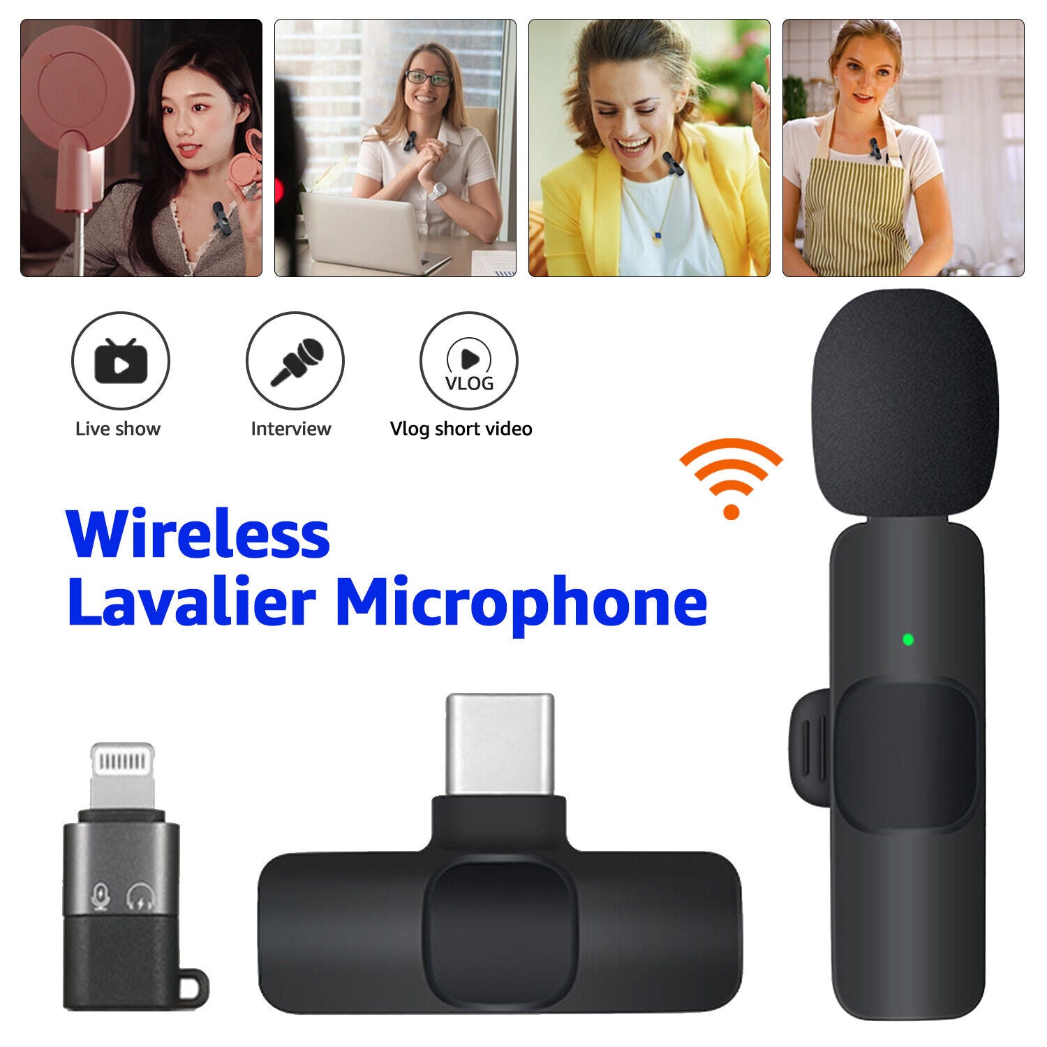 Compact Clip-On Microphone for Clear Audio Recording