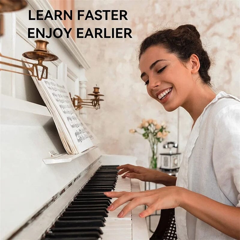 Color-Coded Piano Key Labels for Easy Learning