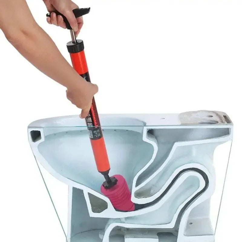 TurboForce Toilet Unclogger with High-Pressure Action