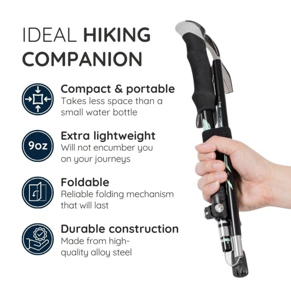 Compact All-Terrain Folding Trekking Pole