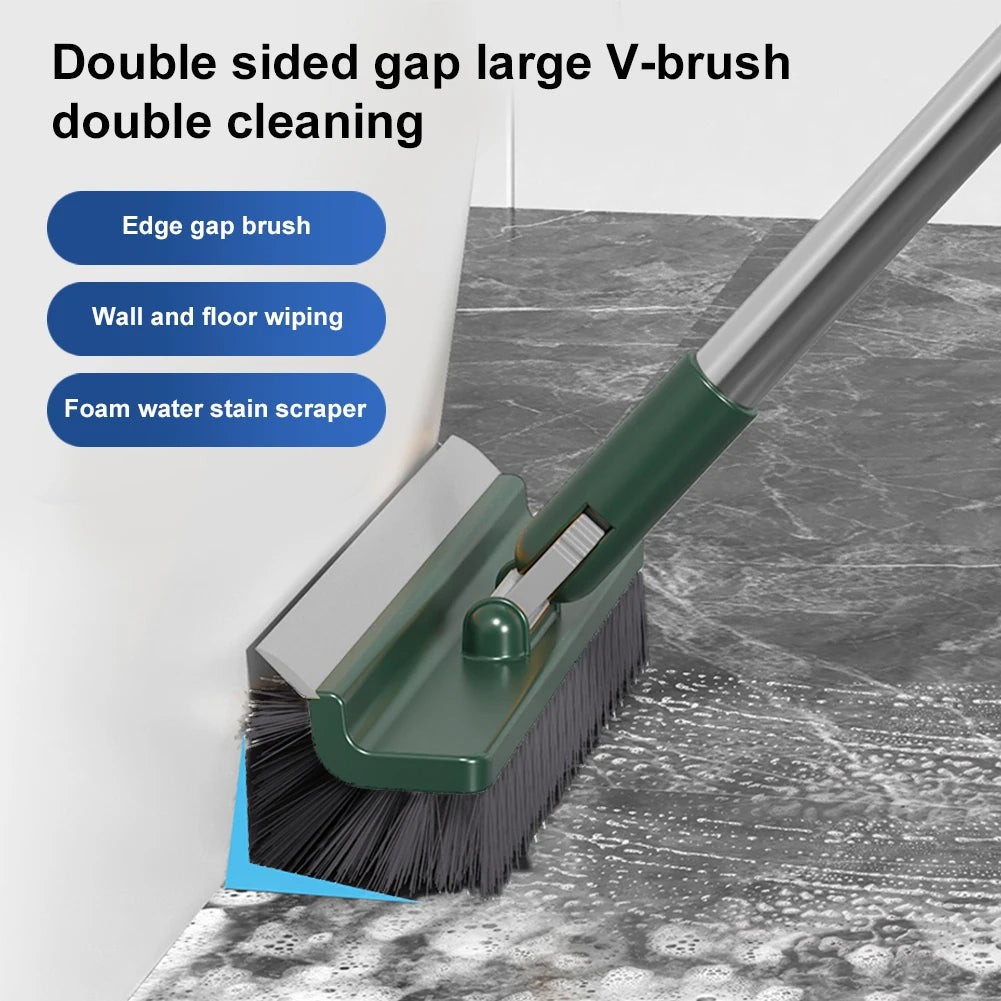 Ergonomic Floor Cleaning Brush with Sturdy Bristles