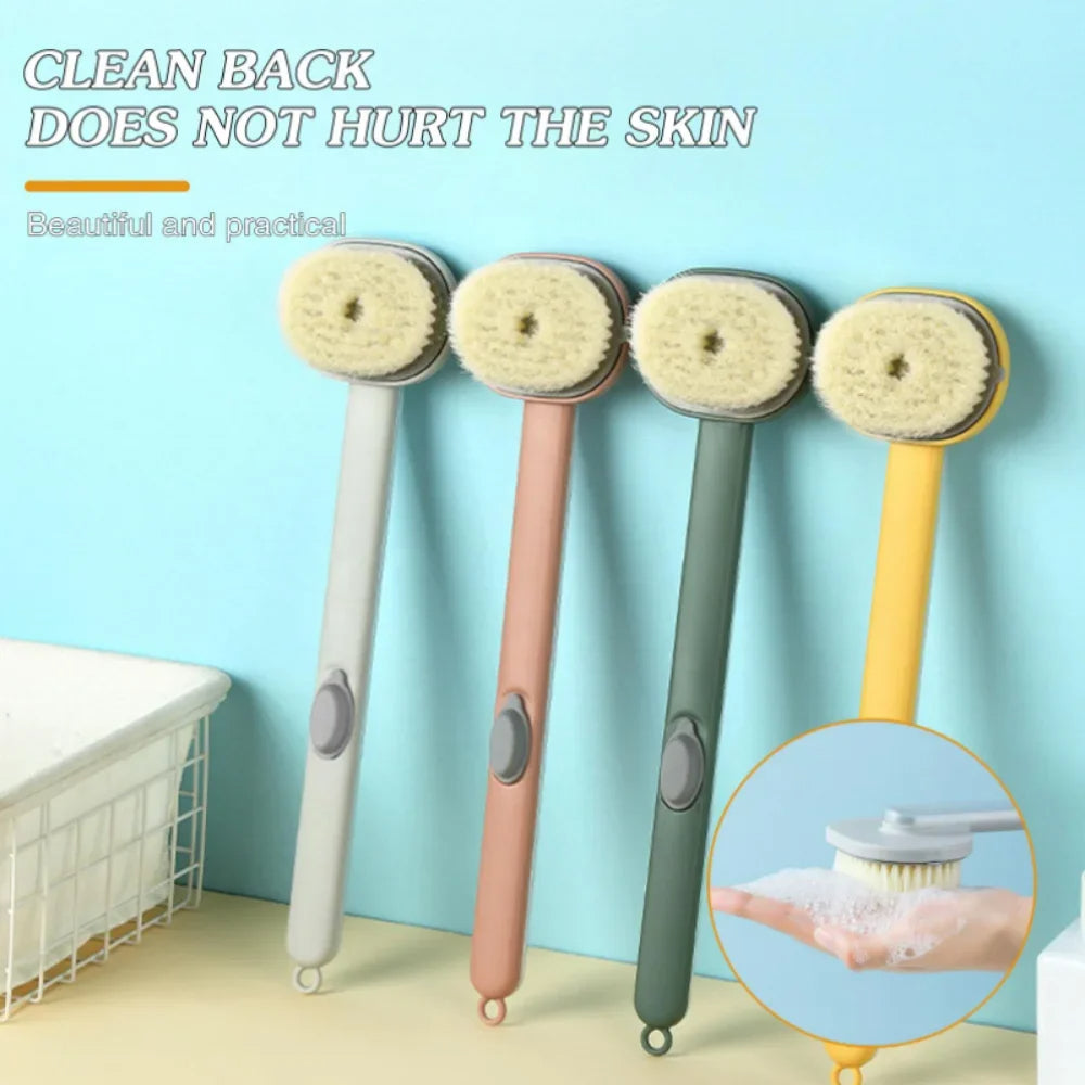Ergonomic Long-Handled Back Cleaner for Showers