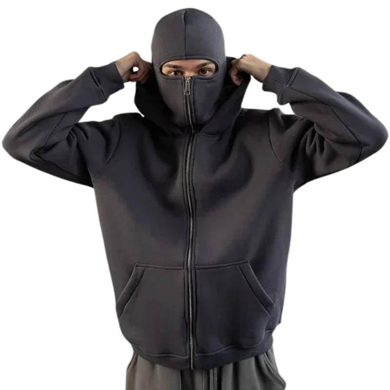 All-Weather Full Zip Balaclava Sweatshirt