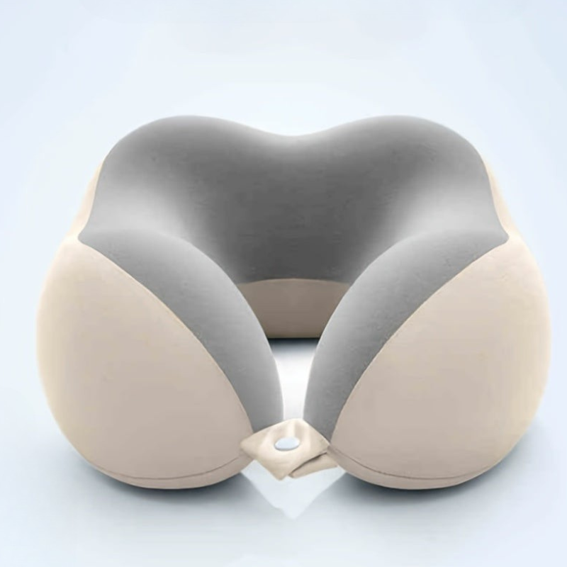 Comfort Travel Pillow with Memory Foam and Washable Cover
