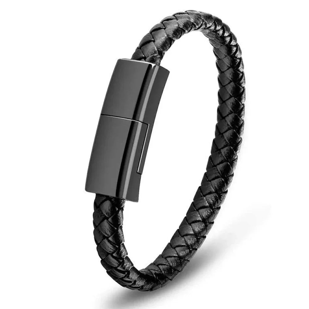 Stylish Charging & Data Sync Wristband for Devices