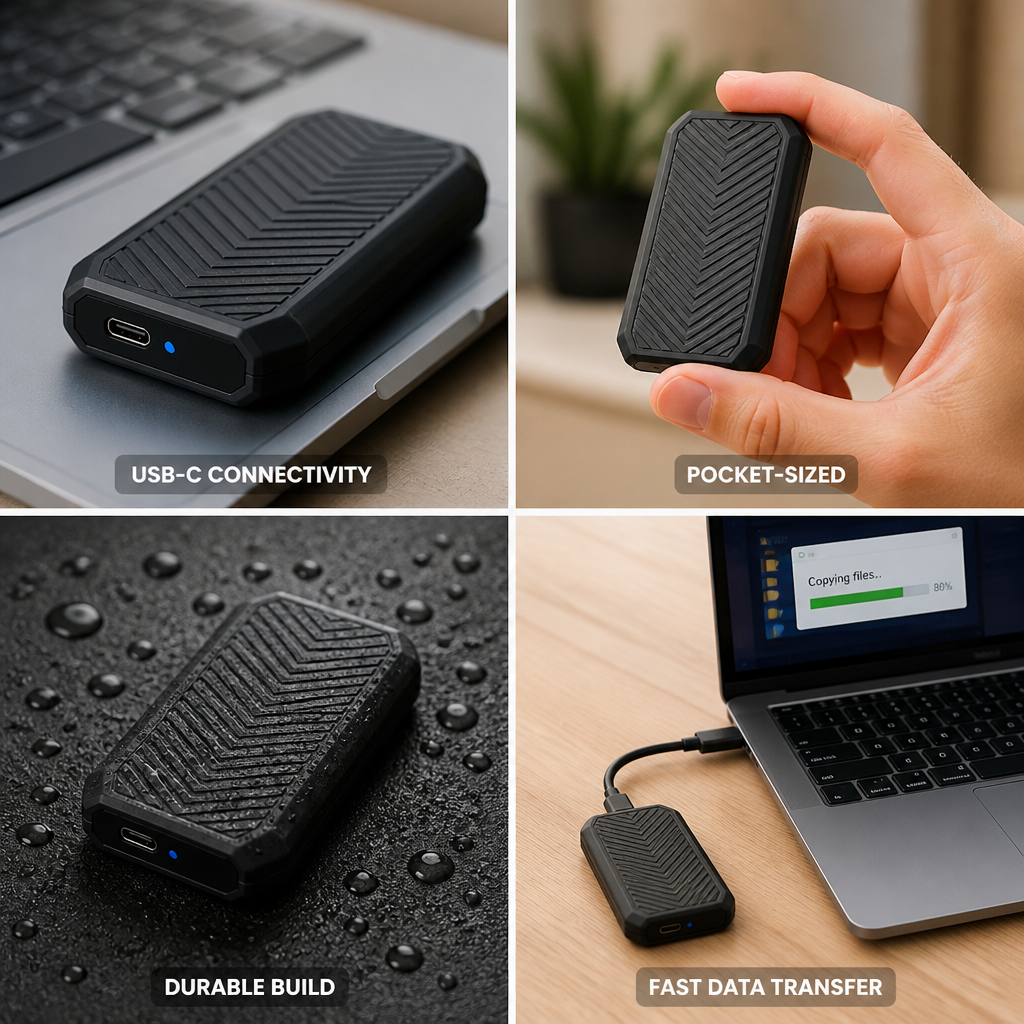 Aluminum Alloy USB-C Portable SSD