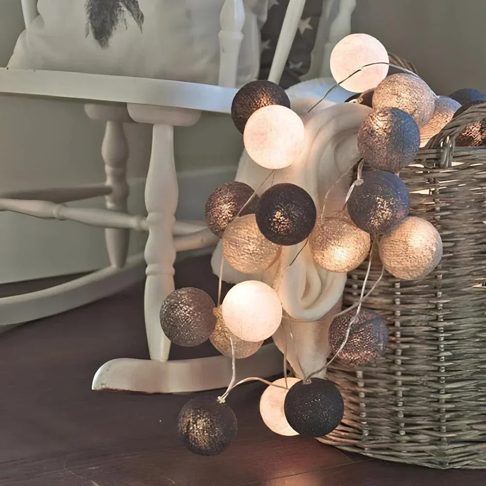 Ball String Lights for Atmospheric Decor