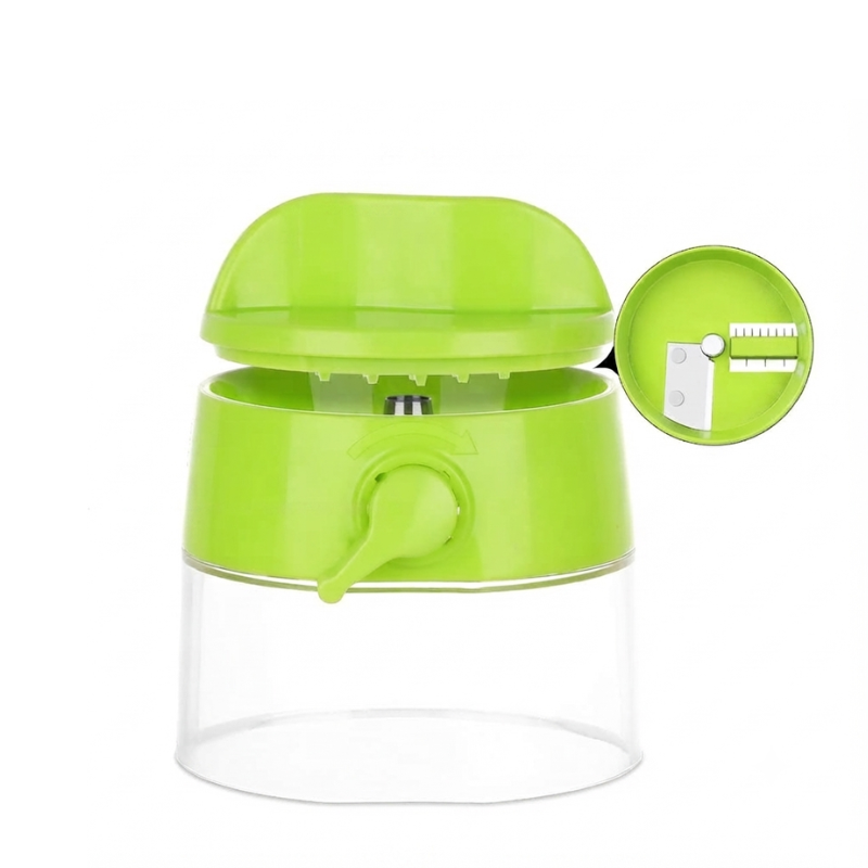 Veggie Twister: Manual Spiral Slicer with 4 Blade Options