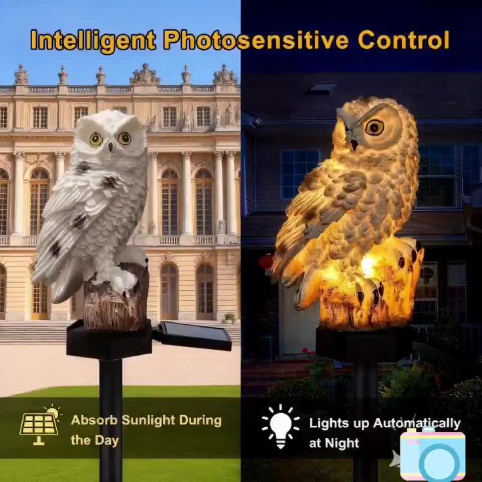 LunaGuard – Solar Owl Decorative Light for Your Garden