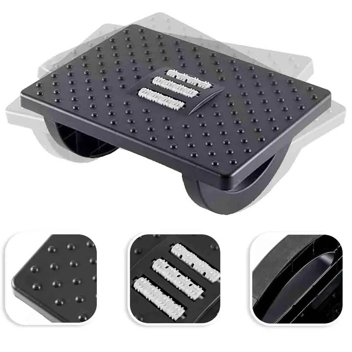 ErgoComfort Adjustable Footrest with Massage Features
