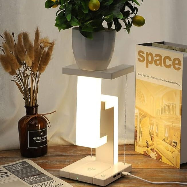 LED Desk Lamp with Wireless Charging Feature