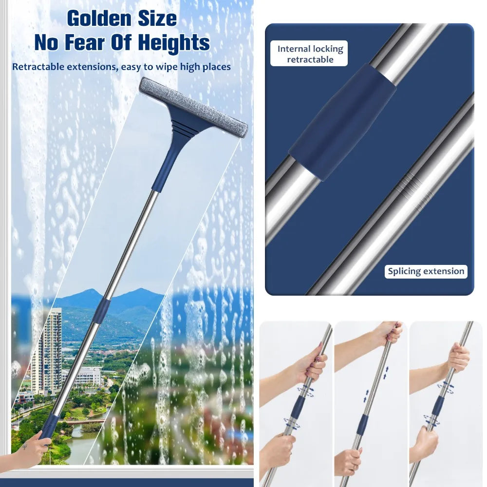 Dual-Function Squeegee for Window Cleaning – Buy 1 Get 1 Free