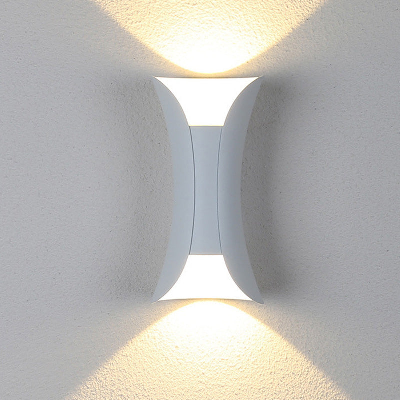 Contemporary LED Exterior Wall Light Fixture