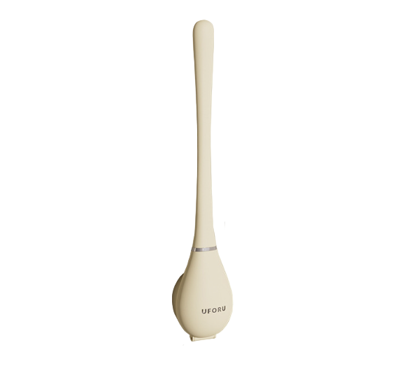 Silicone Bathroom Toilet Brush with Wall Mount and Drip Tray