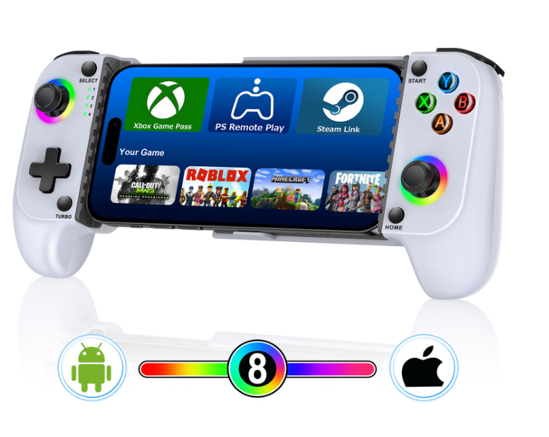 Bluetooth Mobile Gaming Controller for Smartphone Gaming