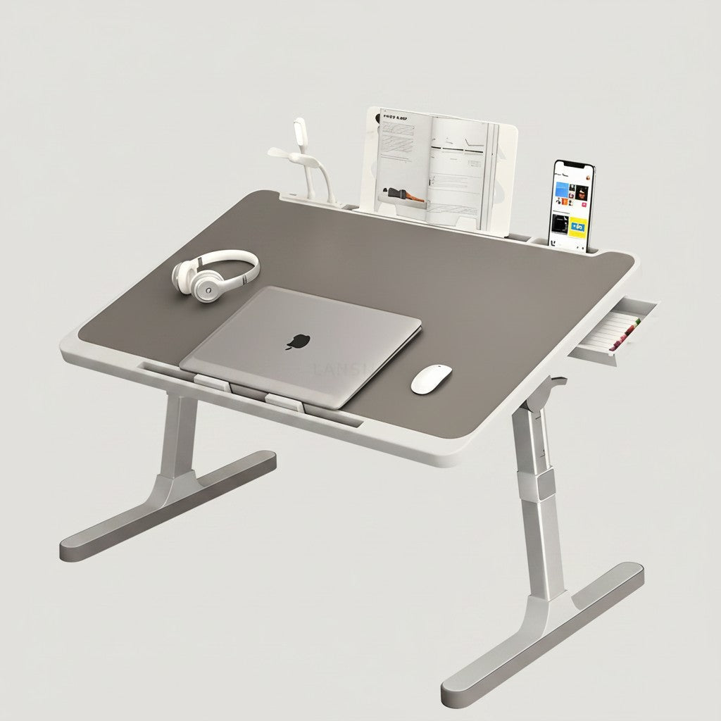 Versatile Bedside Laptop Desk with Adjustable Height