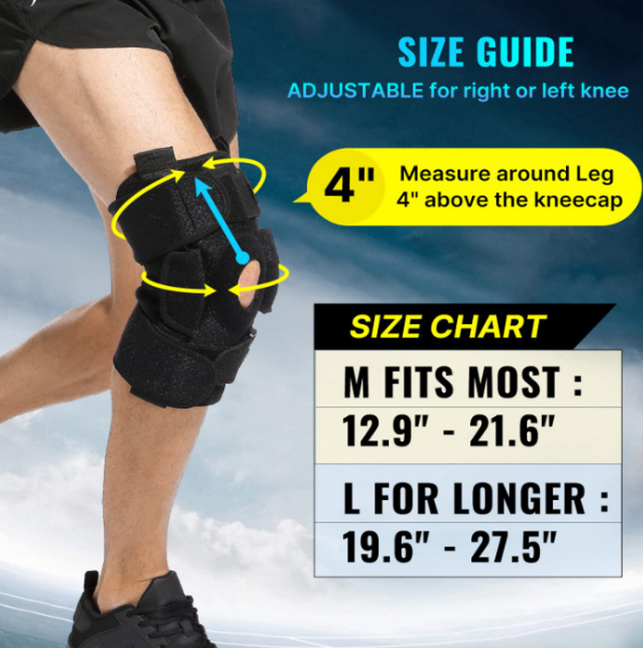 Customizable Support Knee Brace for Meniscus Recovery