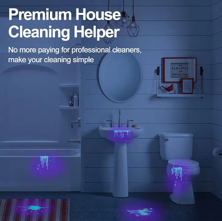 Portable UV Detection Light for Spotting Stains