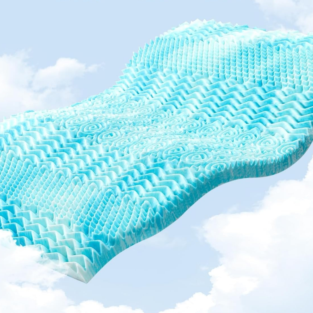 ChillComfort Gel-Infused Mattress Topper for Restful Sleep