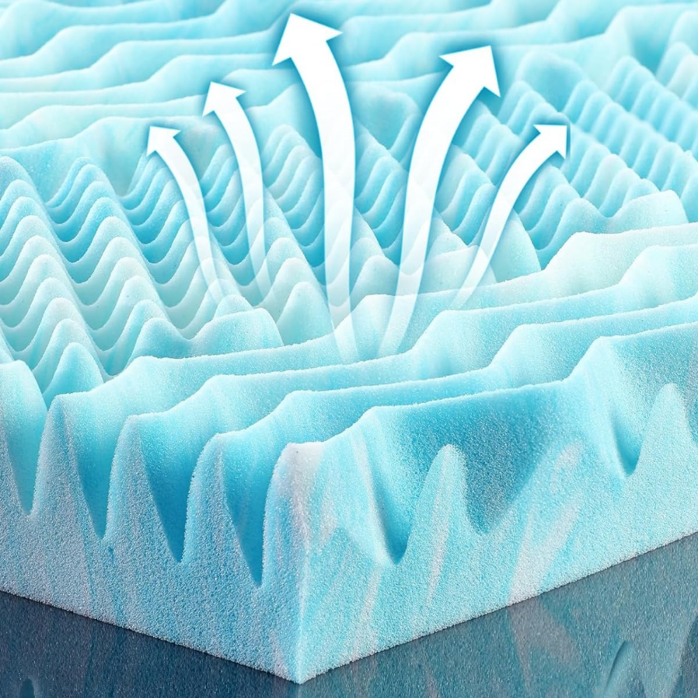 ChillComfort Gel-Infused Mattress Topper for Restful Sleep