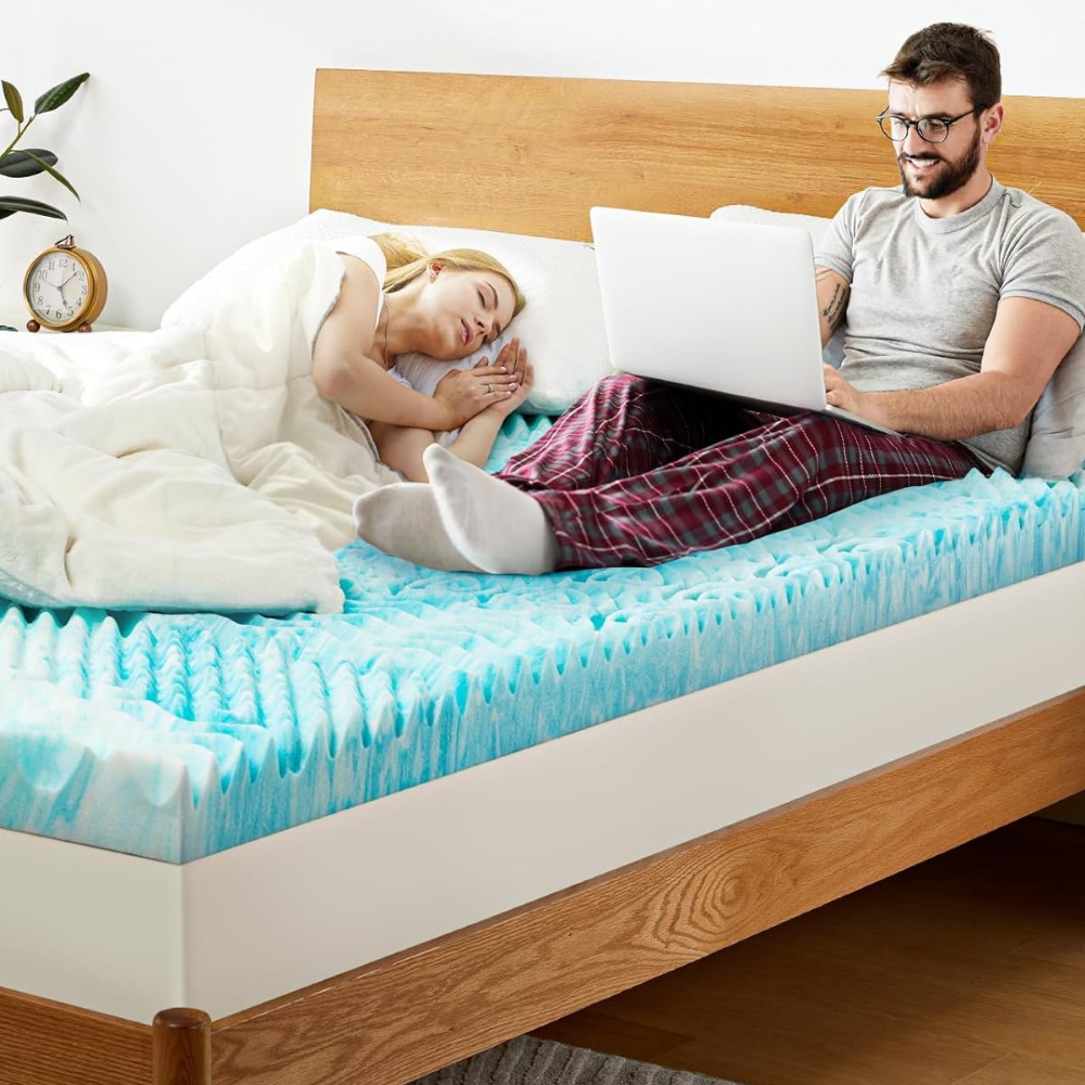 ChillComfort Gel-Infused Mattress Topper for Restful Sleep