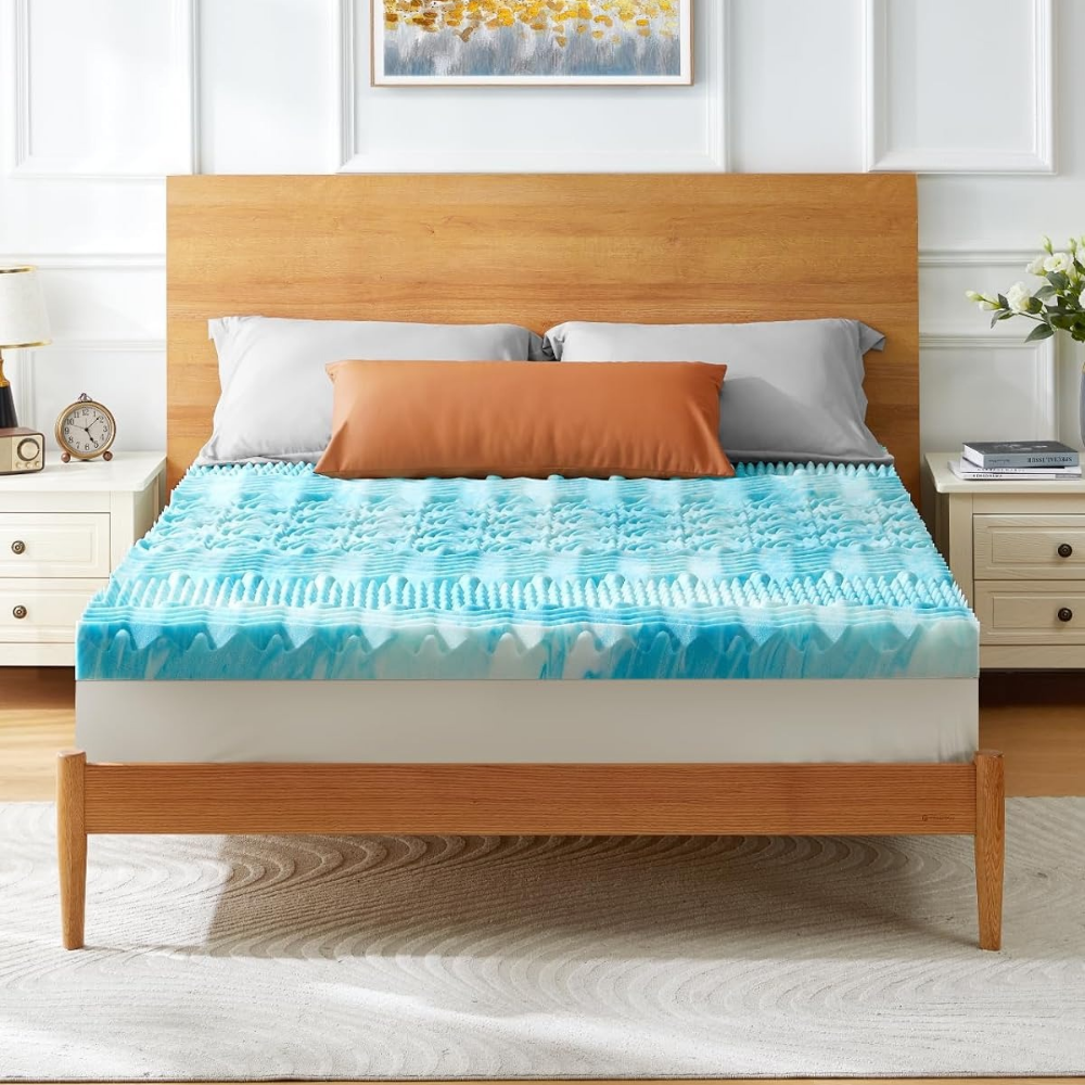 ChillComfort Gel-Infused Mattress Topper for Restful Sleep