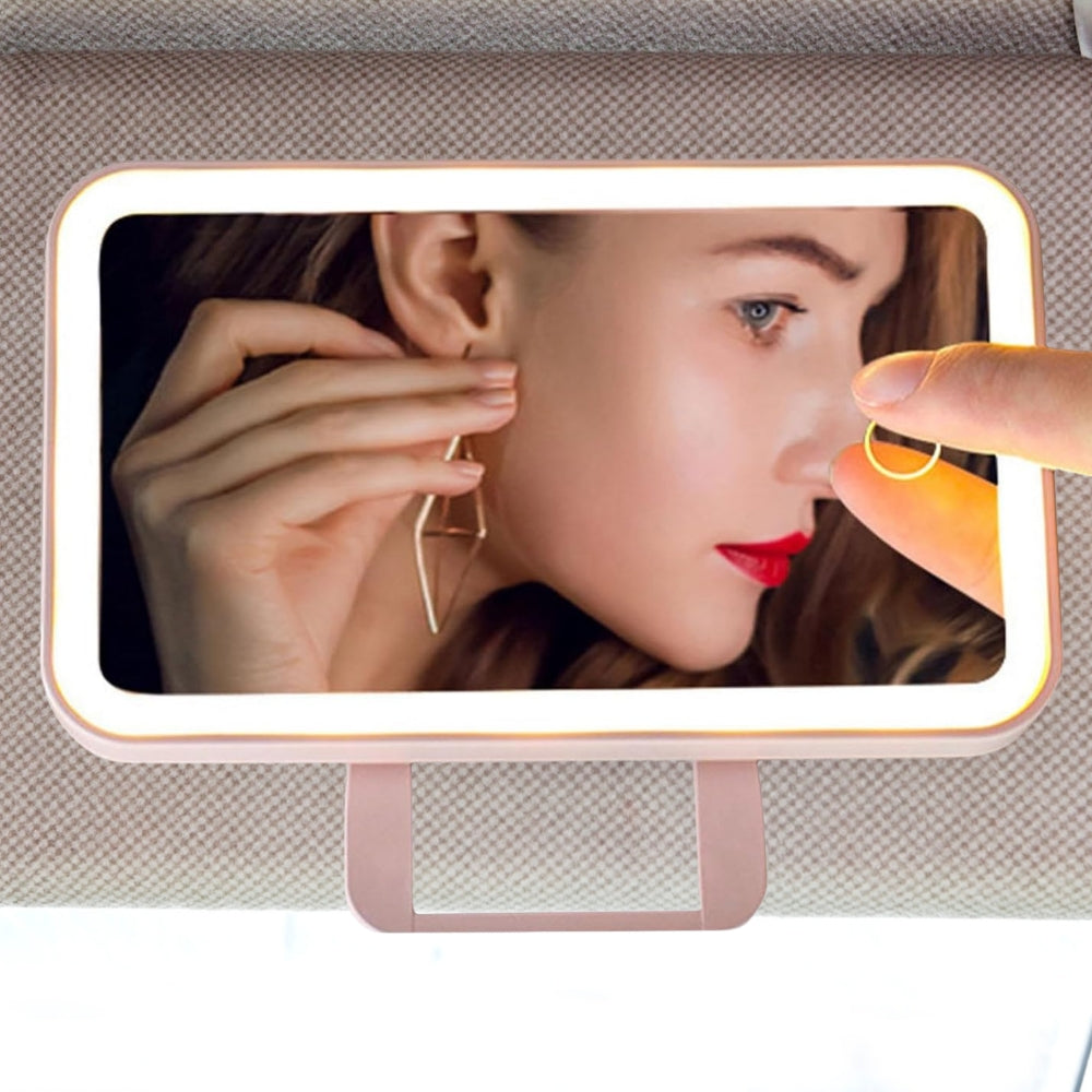 Illuminated Auto Vanity Mirror for Effortless Grooming