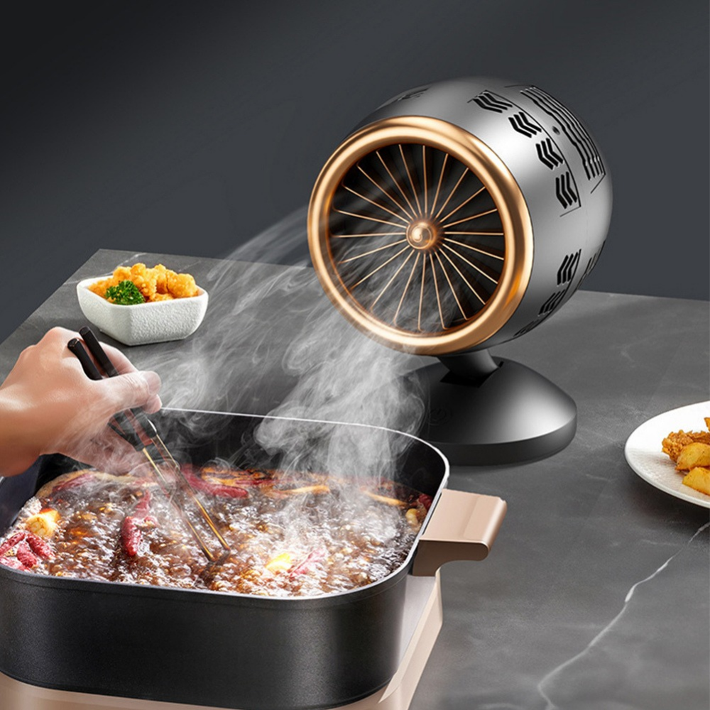 Space-Saving Kitchen Ventilation System for Smoke-Free Cooking