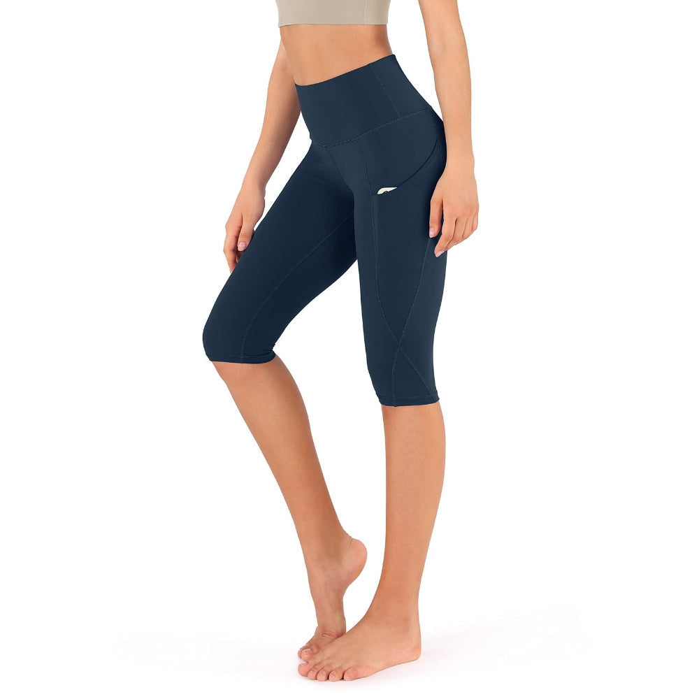 Chic Women's Capri Leggings with Pockets for Active Living