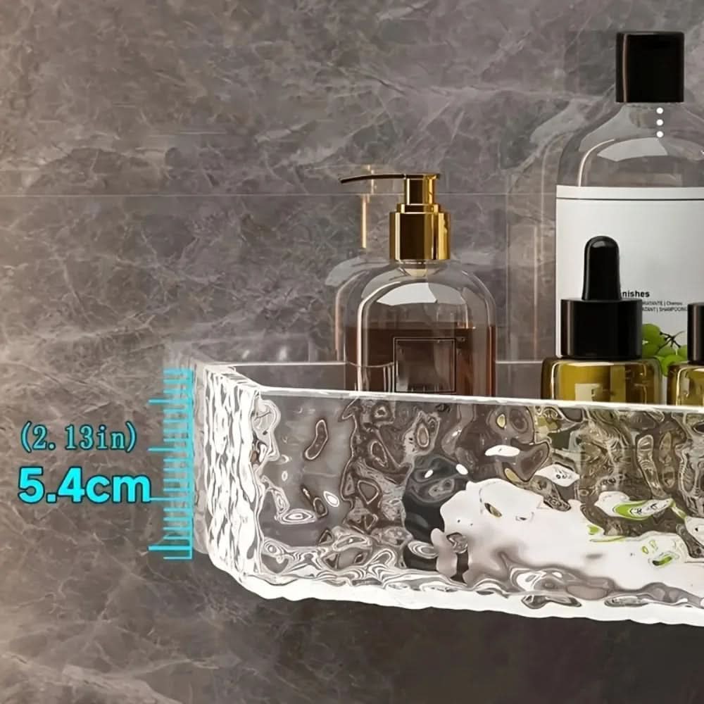 Elevate Your Space – Stylish Corner Bathroom Shelf Organizer