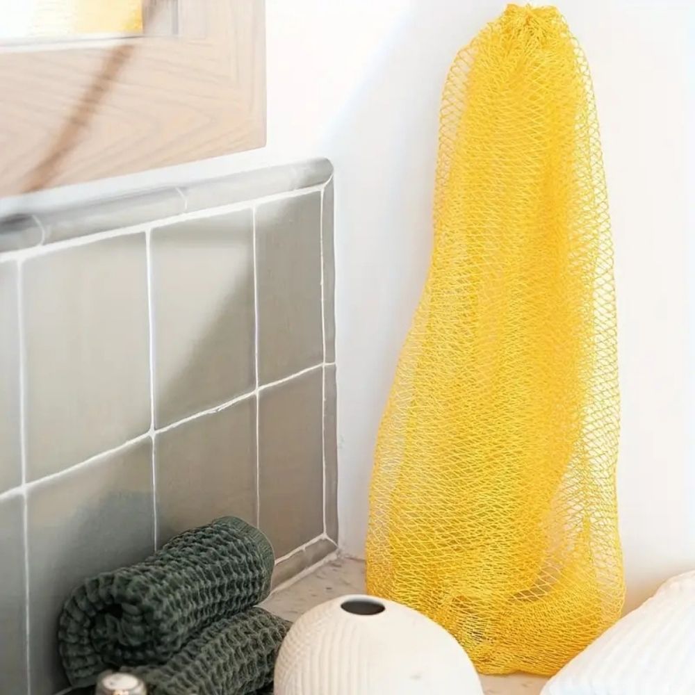 Revitalizing Natural Fiber Bath Scrubber for Glowing Skin