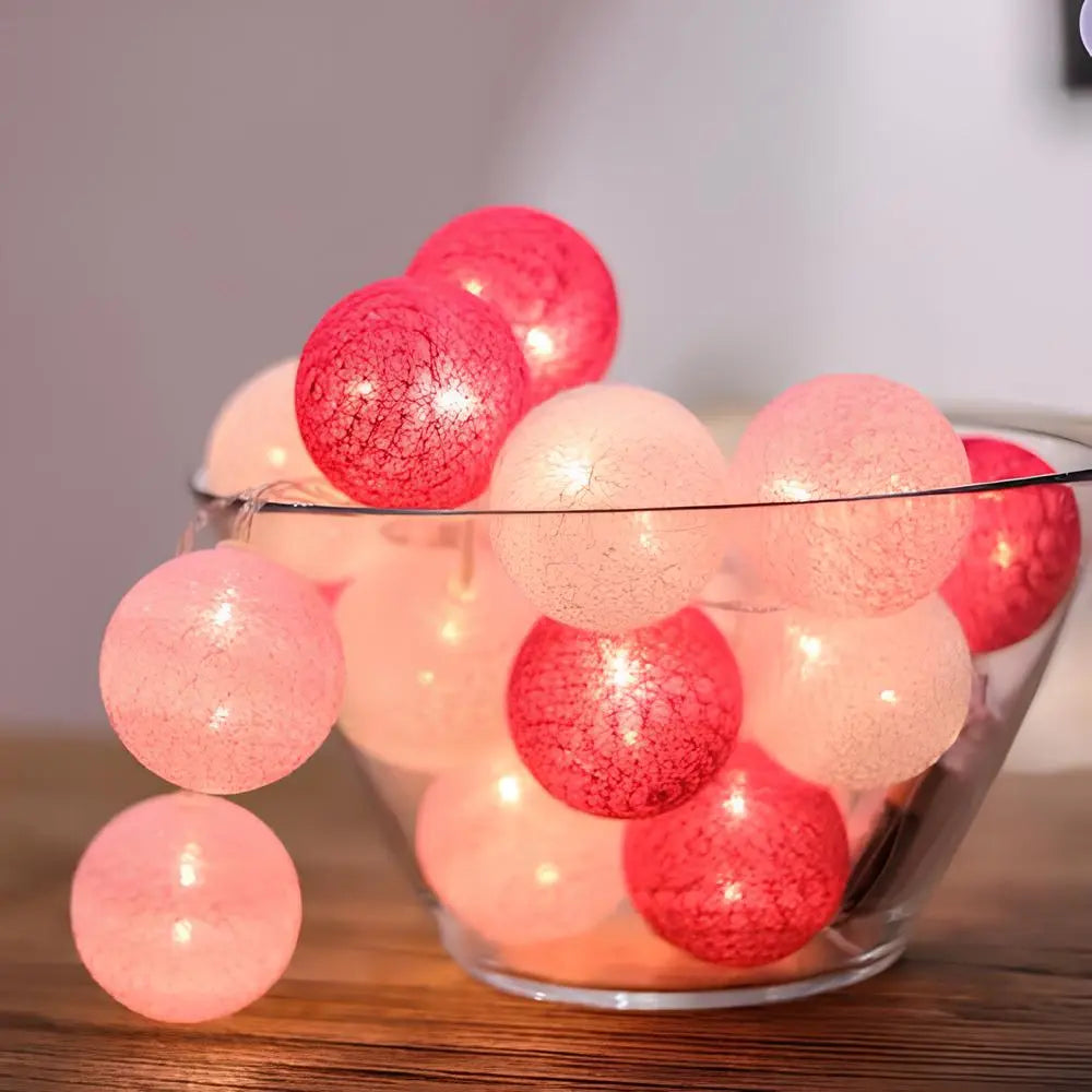 Ball String Lights for Atmospheric Decor