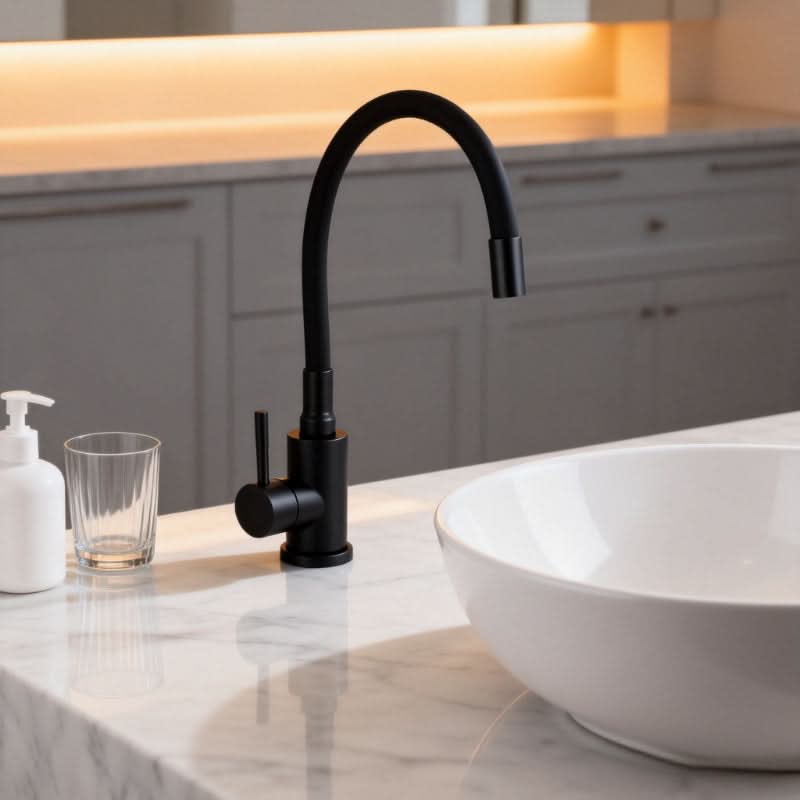 Sleek 360° Rotating Kitchen and Bathroom Faucet