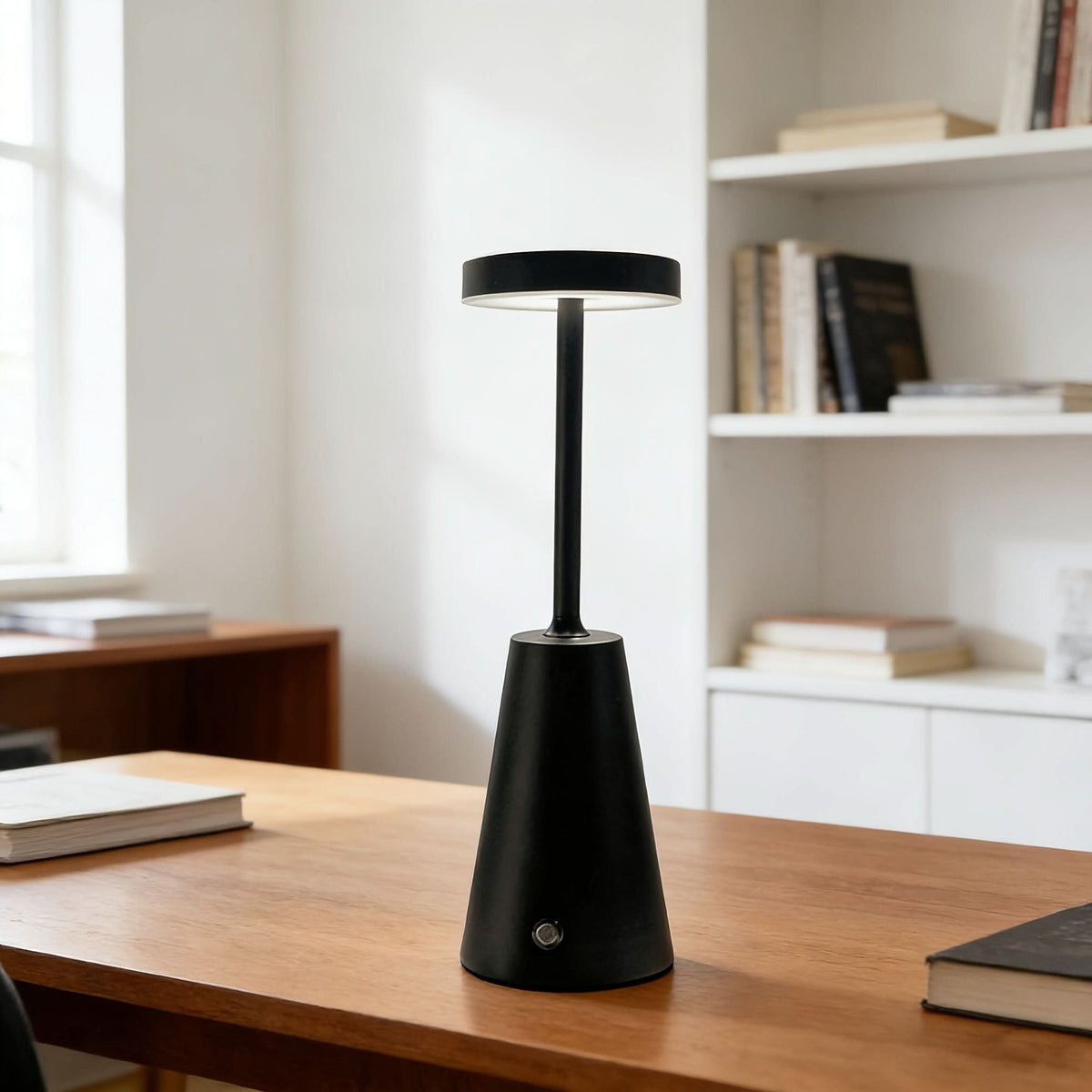 LuxeMetal – Touch-Sensitive Dimmable Table Lamp for Stylish Spaces