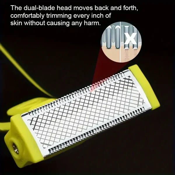 Men's Versatile Rechargeable Shaver and Grooming Tool