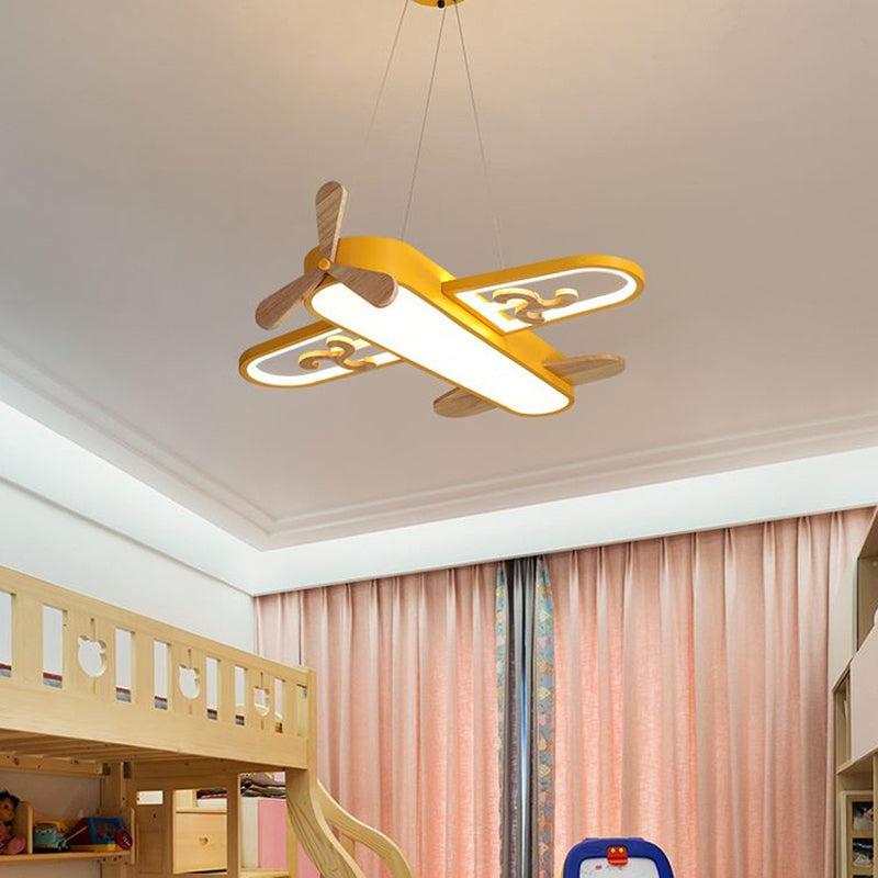 Kids Room Pendant Light in Airplane Design – LED SkyFlyer
