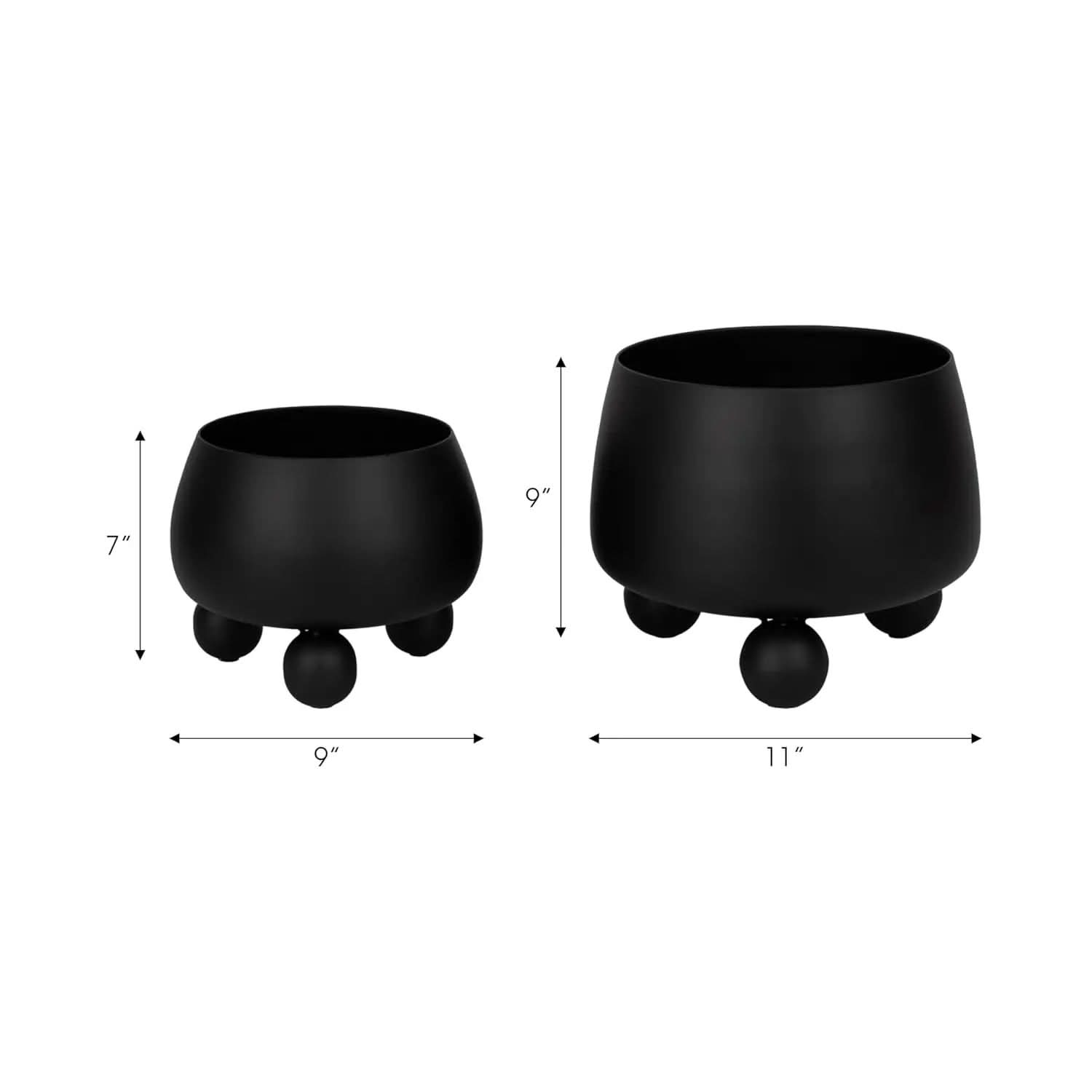 Chic Ceramic Planter Duo for Contemporary Spaces