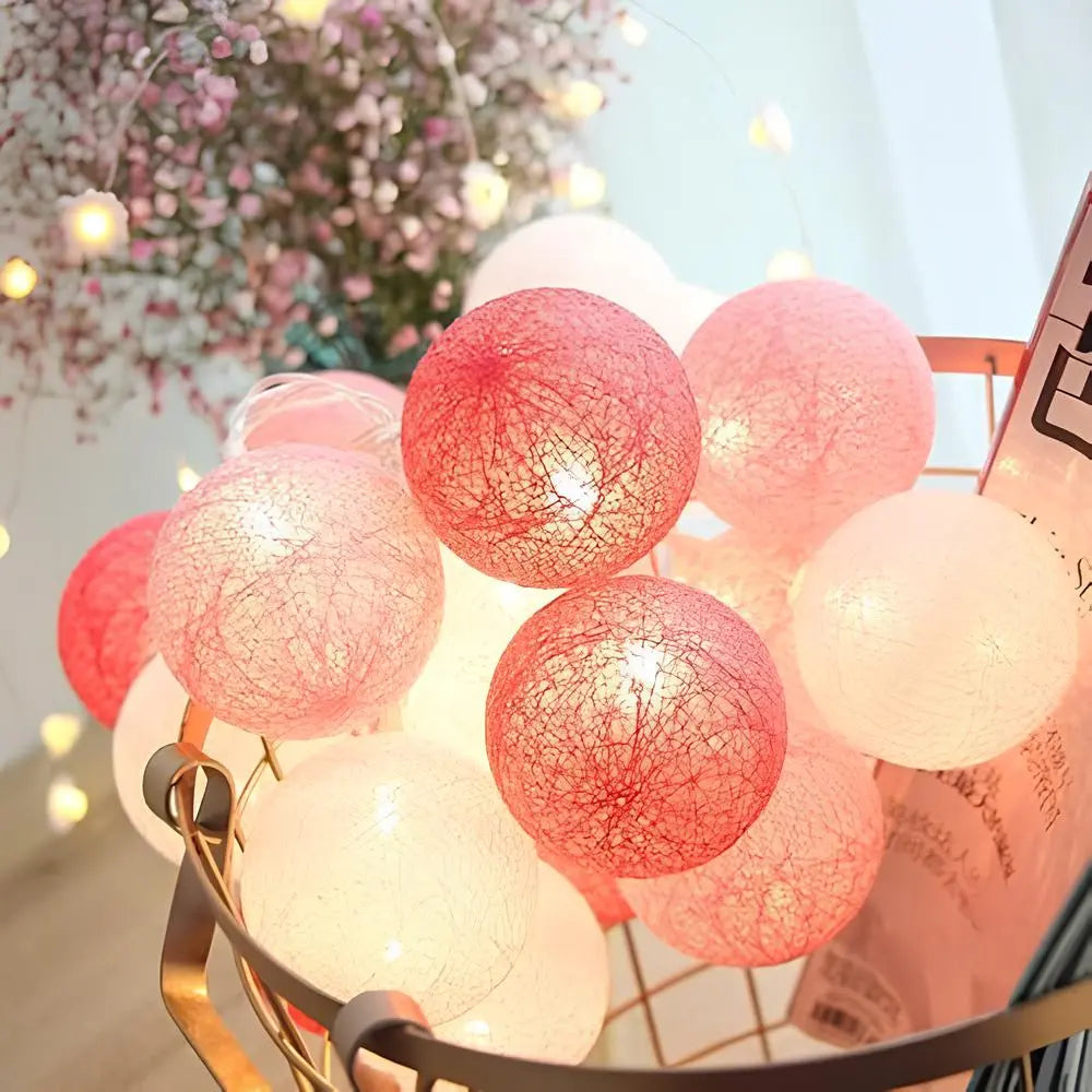 Ball String Lights for Atmospheric Decor