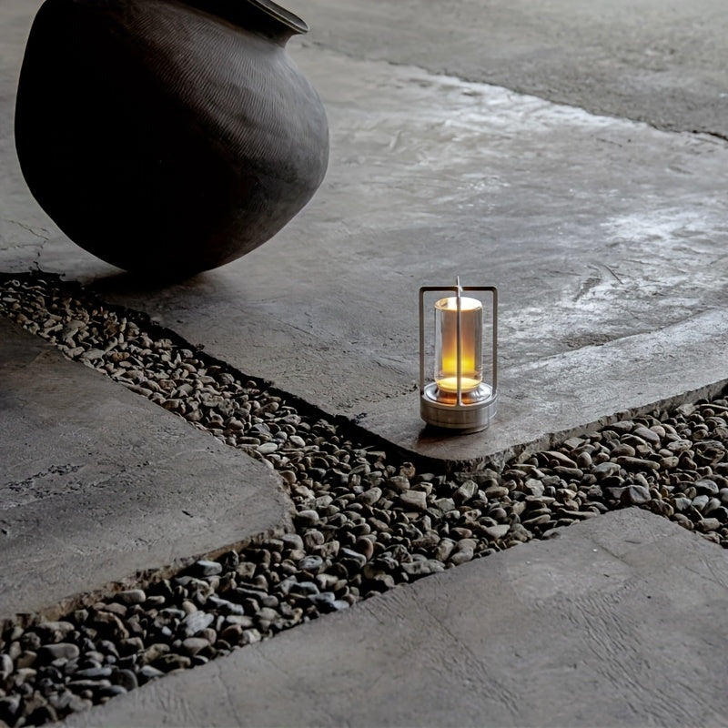 Touch-Controlled LED Table Lamp in Japanese Design - Zen Inspired