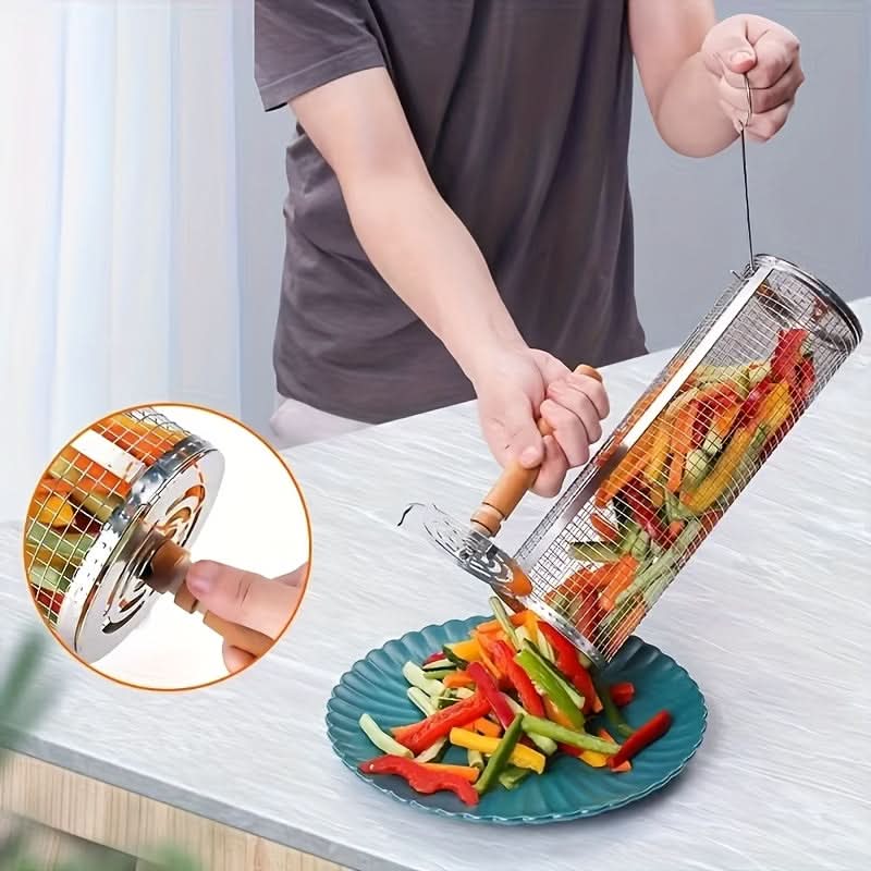 GrillMaster Pro – Versatile Stainless Steel Grill Basket