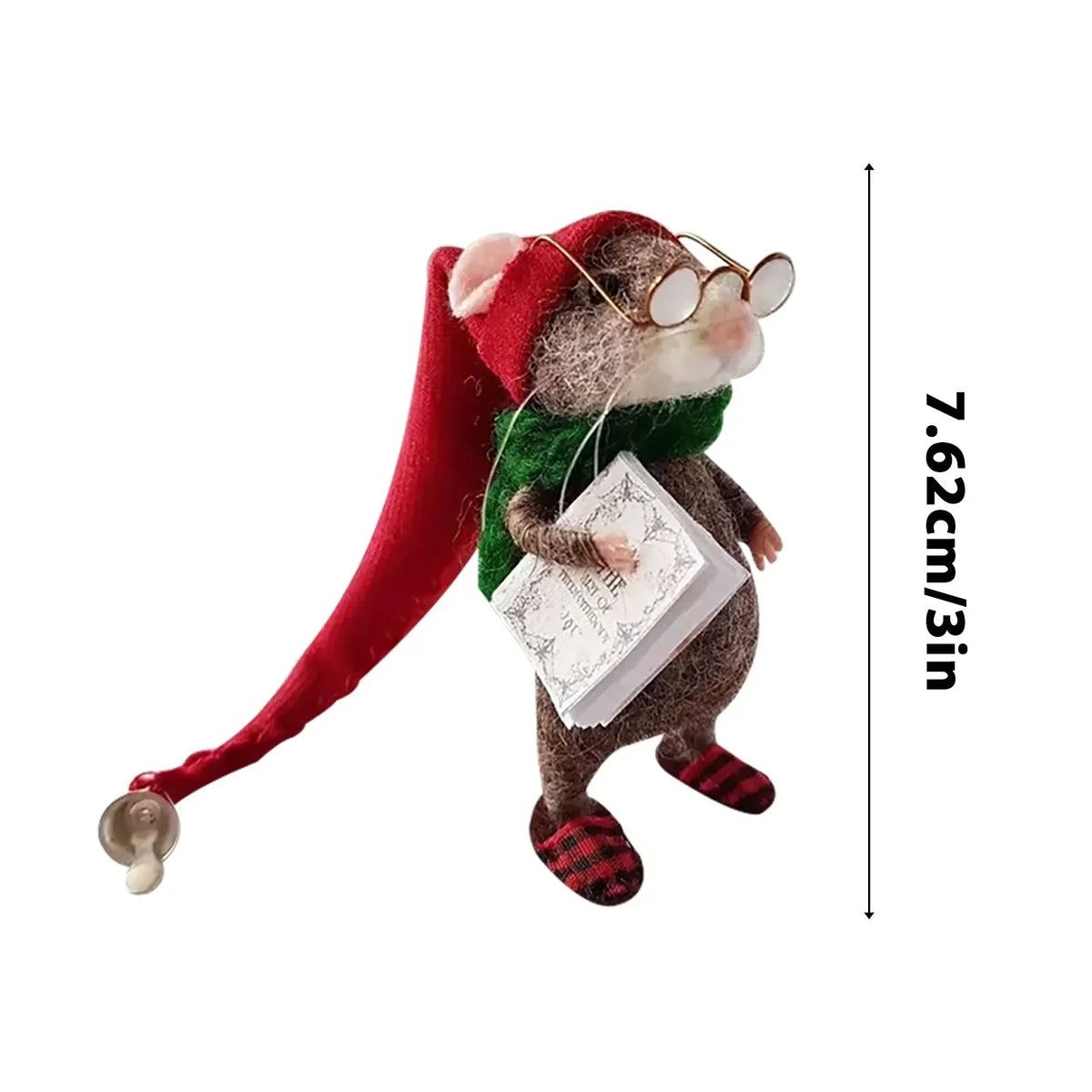 Charming Mouse Needle Felting Craft Kit for Seasonal Fun