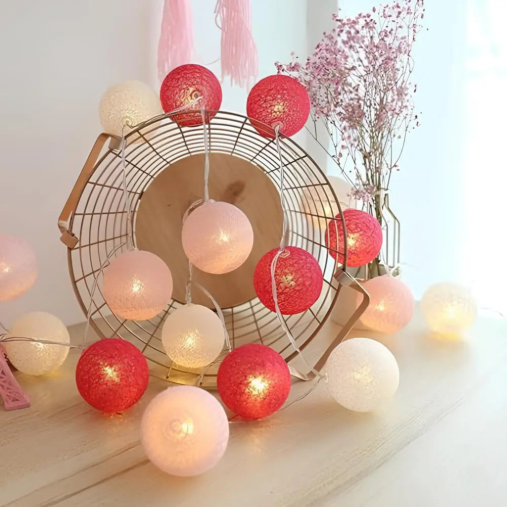 Ball String Lights for Atmospheric Decor