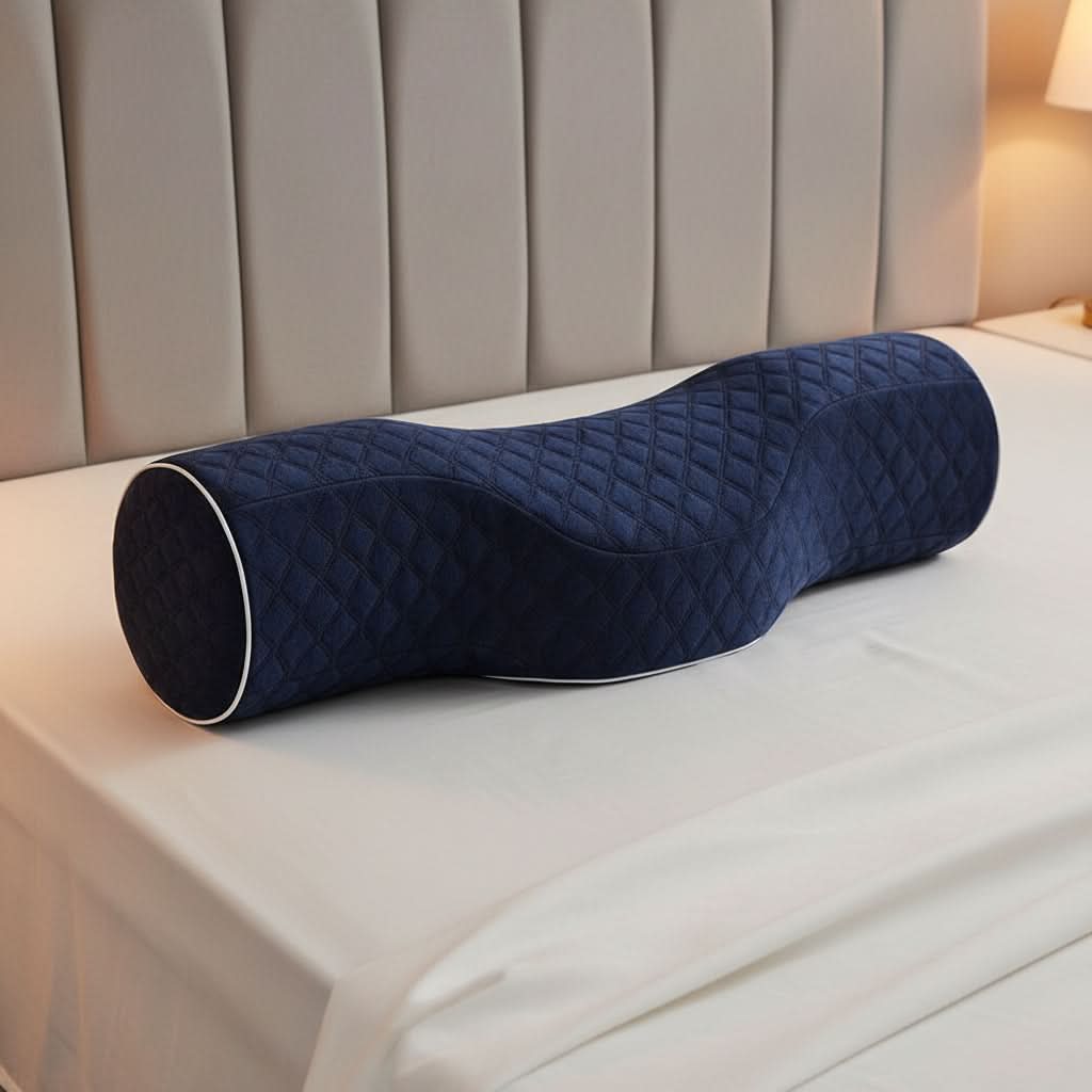 TravelEase – Ergonomic Neck Support Pillow for Comfort
