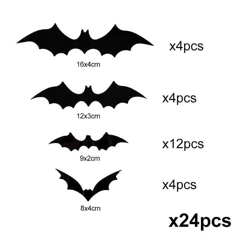 Lifelike Halloween Bat Wall Decor for Spooky Ambiance