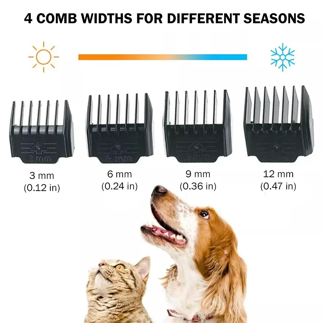 Whisper-Quiet Pet Grooming Clipper for All Breeds