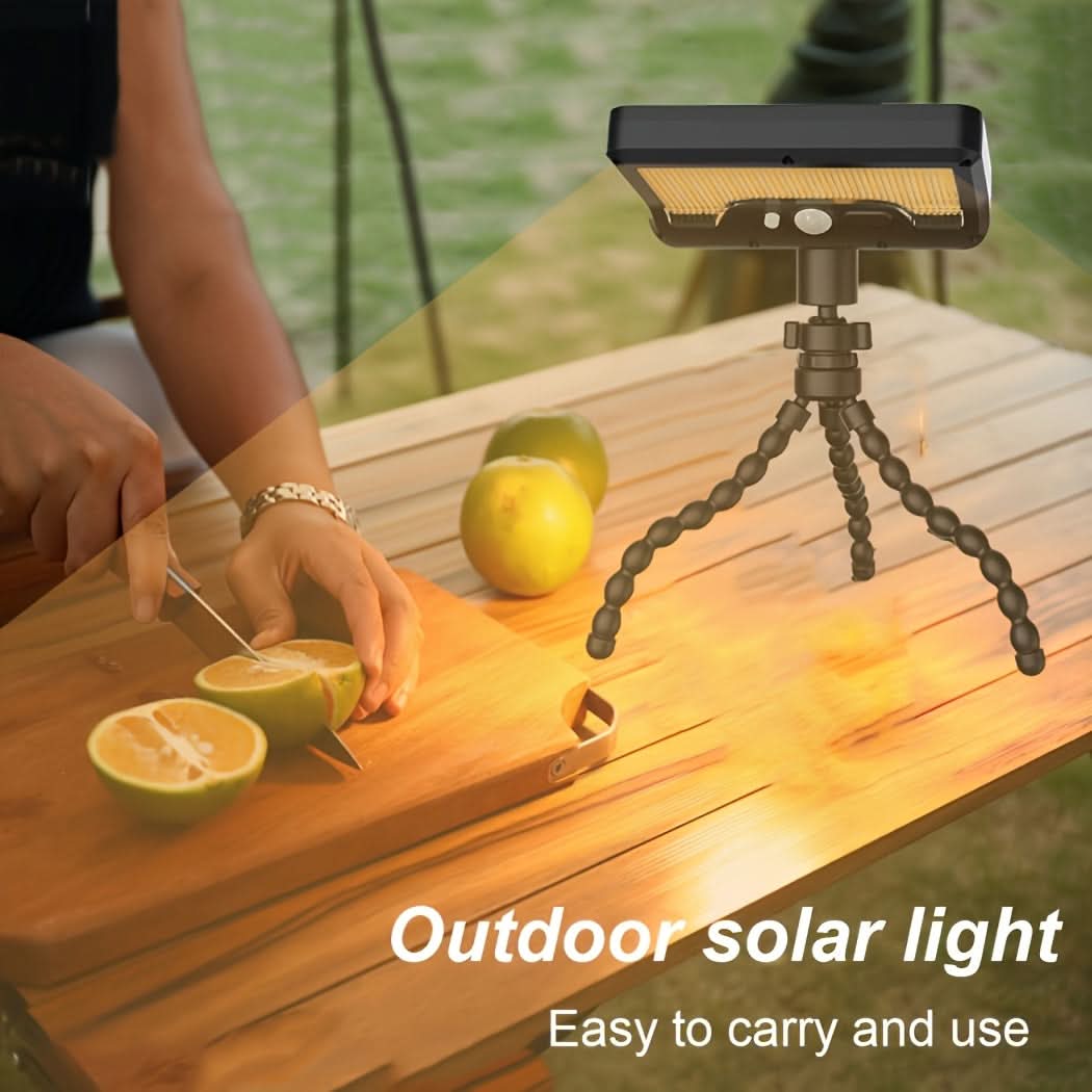 Versatile Solar-Powered Security Light with Motion Sensors