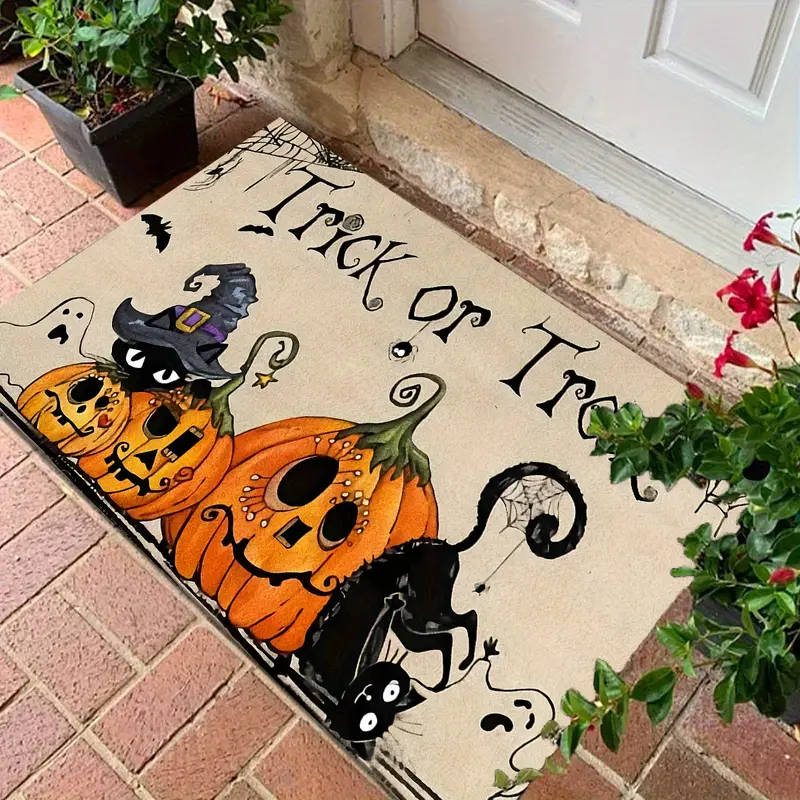 Spooky Welcome Mat for Seasonal Festivities